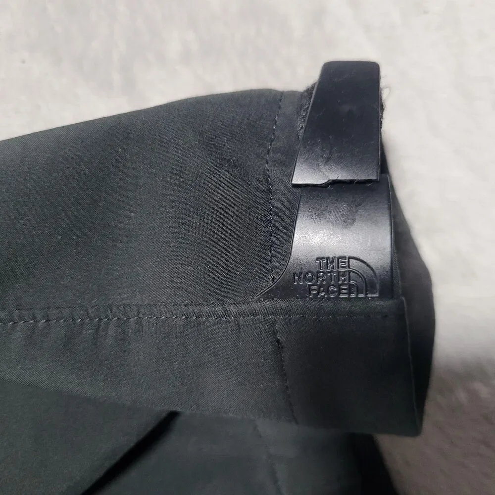 The North Face Softshell Jacket Mens Large Black Full Zip Stand Collar Hiking
